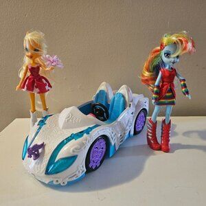 My Little Pony Equestria  Rockin Convertible Vehicle and Dolls